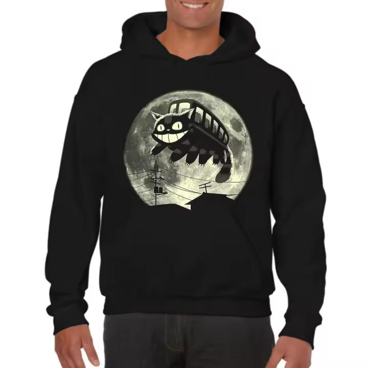 The Fan Tee Sudadera Con Capucha de HOMBRE Ghibli Totoro Nausica Chihiro 061 - 1