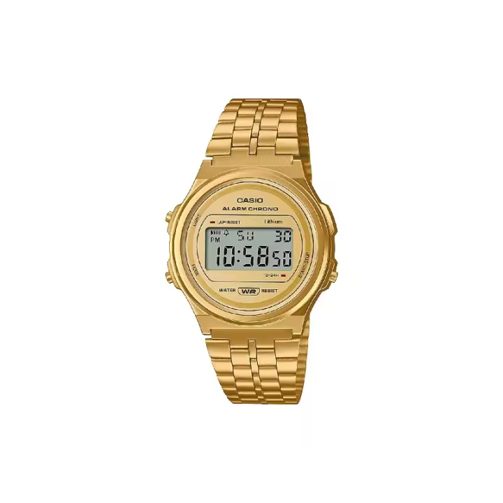 Reloj Casio Digital Vintage Dorado A171weg-9aef - 1