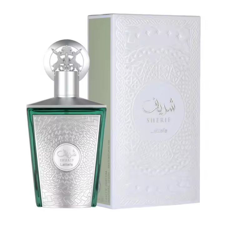 Lattafa Sherif Eau de Parfum 100 ml | Aromático-Amaderado Fresco con Manzana y Musgo - 1