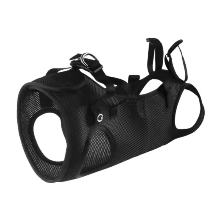 Harnés Para Perros De Ascenso Para Subir Y Bajar Las Escaleras Conjunto De Caminar Ajustable Y Transpirable De Polyester - 1