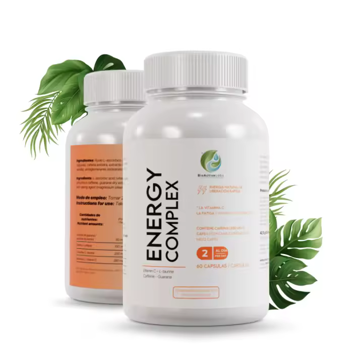 Energy Complex | Energía estable y enfoque mental - 60 cápsulas | BioActiveLabs - 1