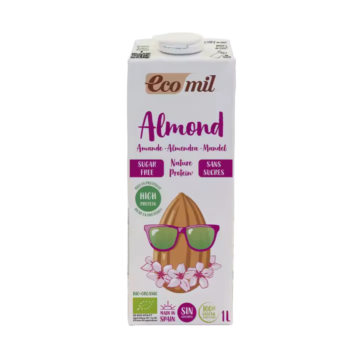 Pack 6x Bebida de Almendra con Proteína Bio Nature 1l Ecomil - 1