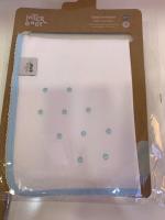 Interbaby gasa bordada de algodon de color azul - details 2