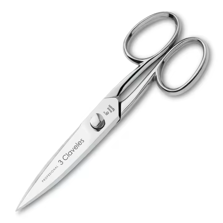 3 Claveles Master - Tijeras de Cocina Profesionales de 8" 20 cm, Acero Forjado en Caliente - 1