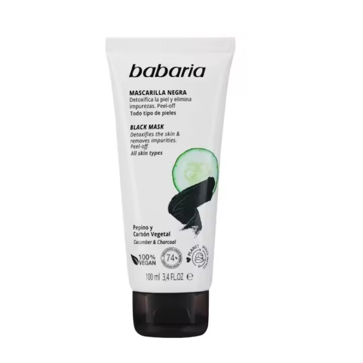 BABARIA MASCARILLA FACIAL NEGRA DETOXIFICANTE 100ML - 1