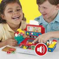 Play-Doh Caja registradora con divertidos sonidos, accesorios de comida y 4 colores plastilina +3 años Hasbro - details 2