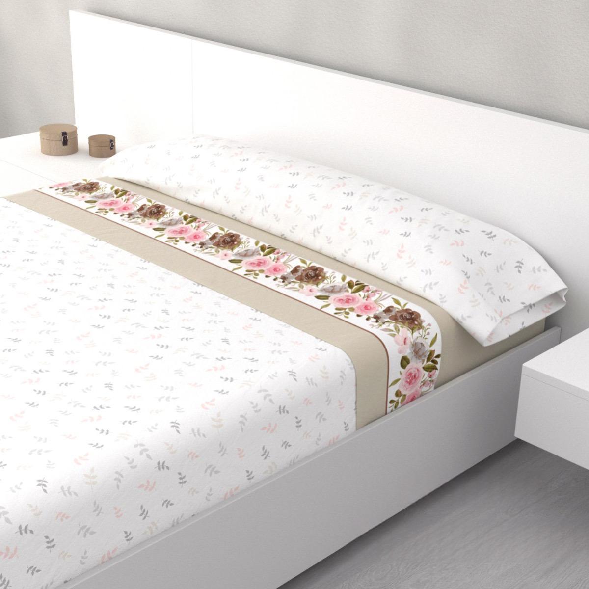 KYTZIAS - Juego de Sábanas Verano Tacto Extrasuave. Juego de cama 3 Piezas Microfibra. Sábanas de Verano de colores. Ropa de cama lisa y suave. Estampados modernos para cama de 90, 105, 135 y 150 cm.