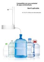 Dispensador De Agua Eléctrico Portátil Para Escritorio Recargable Máquina De Bebida Automática De Botella De Galón De Barra - details 4