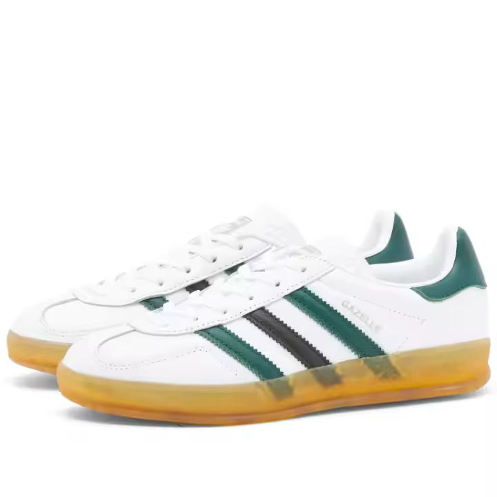 Adidas Gazelle Indoor IE2957 Cloud White / Collegiate Green / Core Black IE2957 - 1