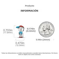 Colgante De Gato Luna Estrella En Plata Para Mujer Pendiente De Earphone Dangle Joyería De Moda DIY Regalo Bangle Bracelet Fit - details 116