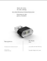 Lámpara Decorativa De Neón LED USB Mini Para Interior De Coche Iluminación Emergente Universal PC Plug And Play - details 8