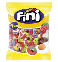 Fini Little Mix Goma Pica, Golosinas Pica Pica, Ositos Gominola, Huevos Chuches, Mezcla de Frutas, 1 Kg APROX 500U SABOR TOP ORIGINAL MEZCLA PERFECTA - details 0