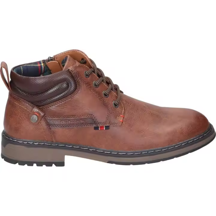 REFRESH | Botas Casual Refresh para Hombre – Botas Cómodas en Color Camel – Botines con Cordones – Estilo Casual – Cómodos y Ligeros – Versátiles – Combinables – Modelo 172155 - 1