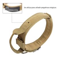Collar Táctico Para Perro De Policía Militar Ajustable Duradero De Nylon Para Medianos Y Grandes Raza Aleman Para Caminar Y Entrenamiento Accesorios Para Mascotas - details 4