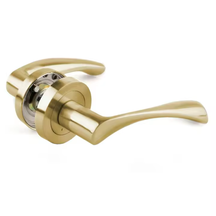 Manilla de Aluminio HANDLOCK Curva con Roseta – Disponible en varios acabados y medidas - 1