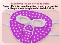Máquina De Terapia De Luz Azul Hello Face M500S Con Luz Roja 630nm Luz De Infrarrojo 850 Luz Amarilla Luz Morada Para Cuidado De Rostro Y Cuello - details 6