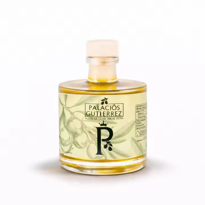 Botella de 100 ml de Aceite de Oliva Virgen Extra en Vidrio – Totalmente Personalizable - 1