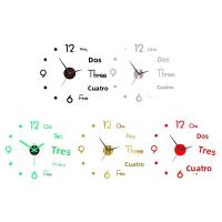 Reloj De Pared 3D Luminoso Sin Marco De Acrílico DIY Pared Decorativo Silencioso De Alta Calidad Premium Para Oficina - details 4