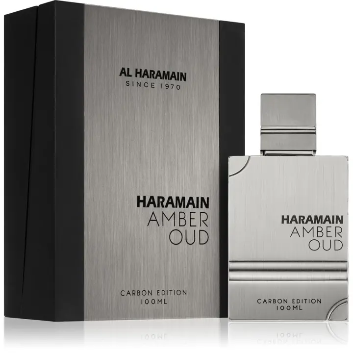 Al Haramain Amber Oud Carbon Edition Eau de Parfum Unisex 60 ml – Fragancia Cítrica, Aromática y Acuática - 1