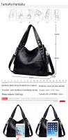 Bolso De Hombro Para Mujer De Cuero De Alta Calidad Tote Shopper De Lujo Diseñador Bolso Feminino Con Manija De Encima - details 3