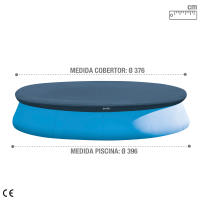 Cobertor INTEX piscina hinchable Easy Set Ø396 cm - details 3
