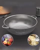 Juego De Engranajes De Acero Inoxidable Con Manos Y Base Para Cocina Strainer Finas Malla Universal Colander Set De Suministros De Cocina - details 0