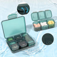 Organizador De Pastillas Portátil Para Viajes Caja De Medicamentos Semanal Con Doble Protección Impermeable Para Medicamentos Diarios - details 7