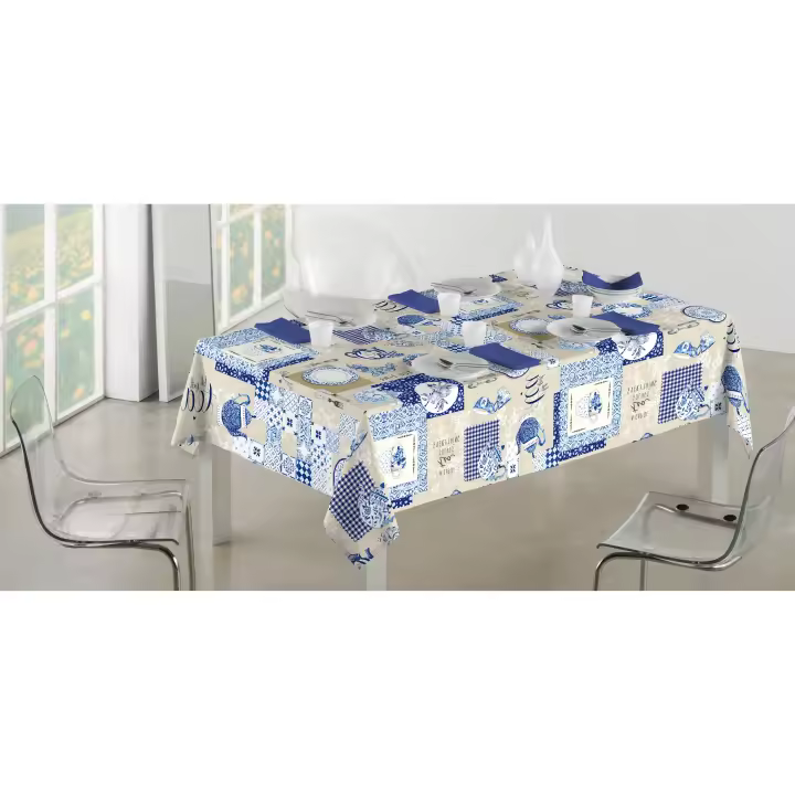 SABANALIA - Mantel de tela antimanchas Oxford: Elegancia, Durabilidad y Practicidad para tu Mesa (Disponible en varias medidas y colores) - 1