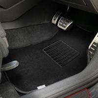 Enerfero-Juego Alfombrillas para Coche,Universales Alfombra de Moqueta para Vehículo, Antideslizantes 4 Piezas,color negro - details 2