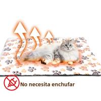 Almohadilla Térmica Para Mascotas Auto-Calentable Y Lavable Tapete Caliente Reflectivo De La Calor Corporal Para Gatos Y Perros - details 14