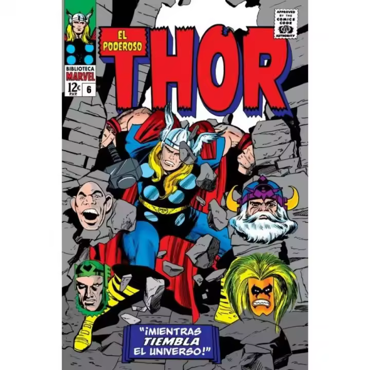 Libro BIBLIOTECA MARVEL. EL PODEROSO THOR 06. (1965-66) Editorial PANINI Año 2023 Autor AAVV ISBN 9788411509084 - 1