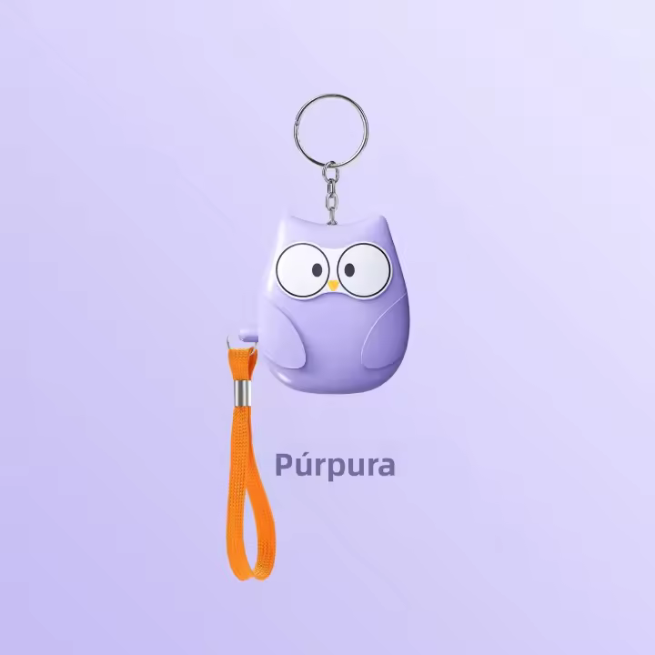 Alarma De Defensa Personal 130db Sirena De Seguridad Para Mujeres Y Niñas Llavero De Alarma Personal Anti-Ataque Portátil SOS - 1