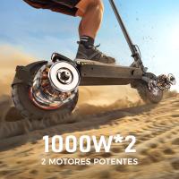 iScooter iX7Pro Patinete eléctrico todoterreno con dos motores de 1000 W, batería de 48 V y 17,5 Ah, velocidad máxima de 60 km/h, autonomía de 70-80 km y capacidad de carga de 150 kg. - details 2