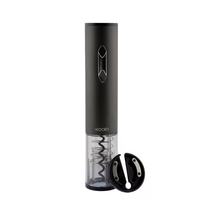 KOALA ELECTRIC Abridor Con Pilas 22,3x4,5CM Negro Mate Fácil de limpiar 100% higiénico - 1
