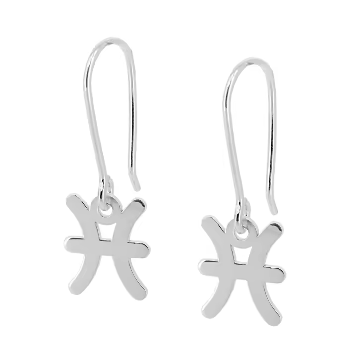 Castellano Joyeros - Pendientes Horóscopo Piscis Plata Ley 925 - Hecho a Mano - 1