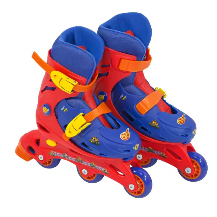 Patines infantiles en línea , con diseños exclusivos de Blaze and The Monster Machine, tallas ajustables 28-31/ 31-34 (2140)(2141). Patines de aprendizaje. Tallas ajustables. Tobillera acolchada. Calidad al mejor precio. De acuerdo a la normativa CE - 1