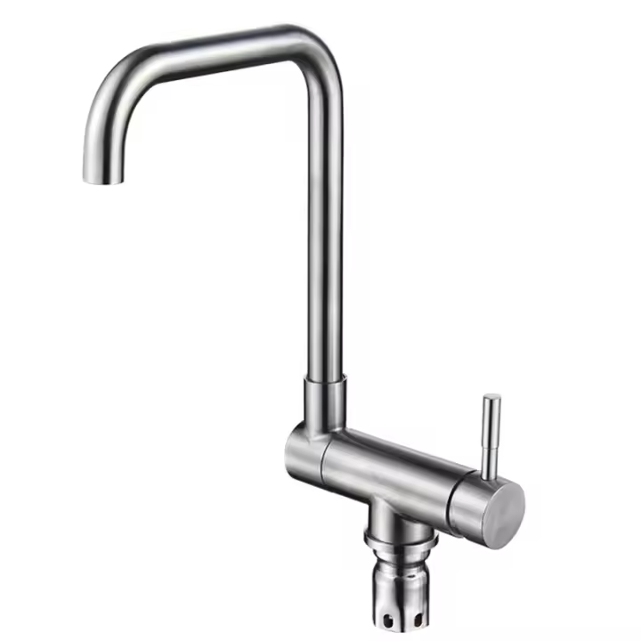 Folding Kitchen Tap 360 Swivel Sink Mixer - 1