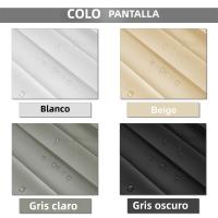 Cortina De Blackout Extra Grande Impermeable Y Térmica Para Sliding Divisoria De Puerta Para Dormitorio Y Sala De Estar Con Capa De Negro - details 3