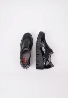 Fluchos F1827 Mocasines Con Cuña Mujer Negro - details 4