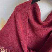 Nueva Bufanda De Lana Mezclada Para Mujer Con Borlas Y Diseño De Triángulo Gruesa Y Cálida Para Otoño E Invierno - details 26