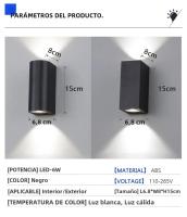 Lámpara De Pared LED Impermeable IP65 Para Exterior Y Interior Iluminación De Porche Jardín Dormitorio Decoración De Hogar Luz De Pared Moderna - details 10