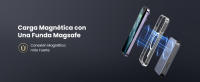 UGREEN Nexode - PowerBank Magnético Batería Externa Magnética Inalámbrica (10000 mAh, 20 W, Power Bank con 2 Puertos USB C y USB | Modo Reposo iOS 17 | Carga Rápida, PD QC 3.0 | Compatible con MagSafe iPhone 17 16 15 14 13 12 Mini Plus Pro MAX - Negro - details 8