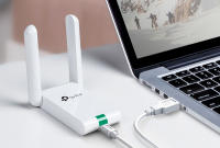 TP-LINK TL-WN822N, Adaptador WiFi USB, Inalámbrico N 300Mbps, alta sensibilidad, 2 antenas 3dBi, cable 1.5m, red, WPS, QSS - details 0