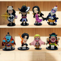 8pcs Figuras De Acción Anime One Piece Modelo Oka Shichibukai Ace Boa Hancock Jinbe Colección Juguetes Para Adultos Unisex 8CM - details 2