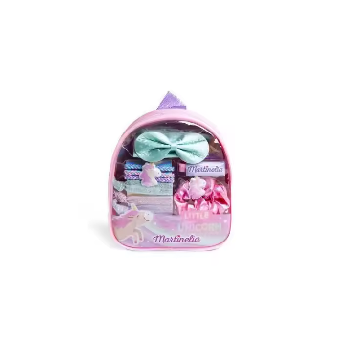 MOCHILA MINI CON ACCESORIOS PARA EL PELO UNICORNIO DE MARTINELIA - 1