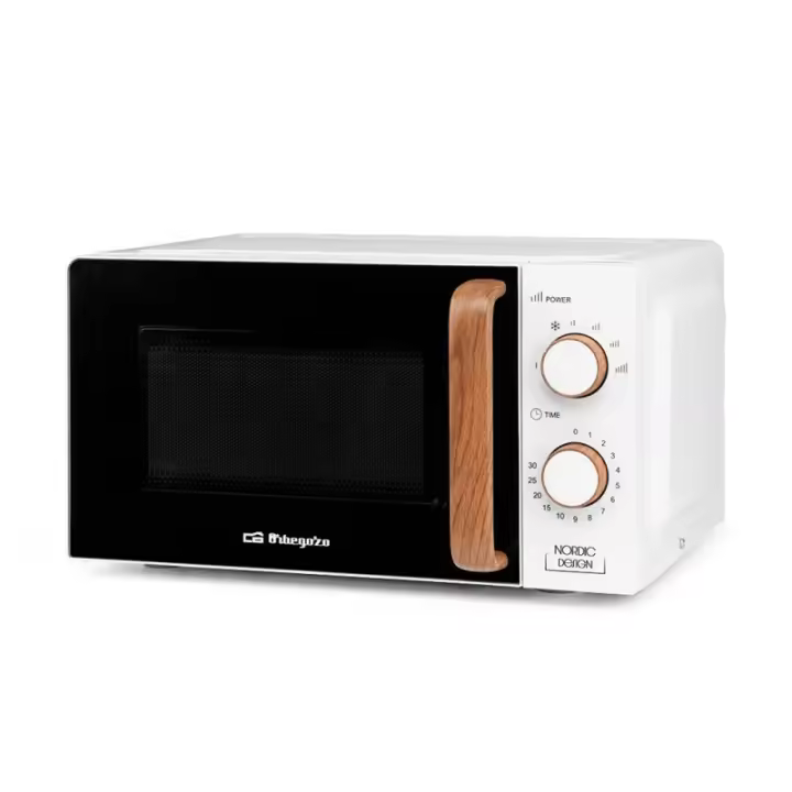 SUINGA Microondas con 20 litros de Capacidad, 5 Niveles, Temporizador hasta 30 Minutos, 700W potencia, Blanco - 1