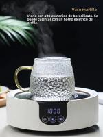 Taza De Café Con Patrón De Martillo 350ml/400ml Vidrio Resistente Al Calor Con Asa Para Bebidas Y Jugo Uso Doméstico Y Cócteles - details 6