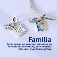 Encantos Originales De Plata 925 Para DIY Pulsera Y Collar Joyería Para Mujer Con Deseño De Sol Y Luna Joyas Delicadas - details 73