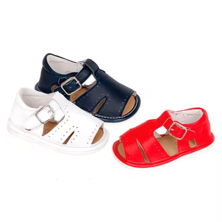 Sandalias bebe niño con hebilla - 1