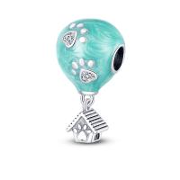 Colgante De Gato Luna Estrella En Plata Para Mujer Pendiente De Earphone Dangle Joyería De Moda DIY Regalo Bangle Bracelet Fit - details 30